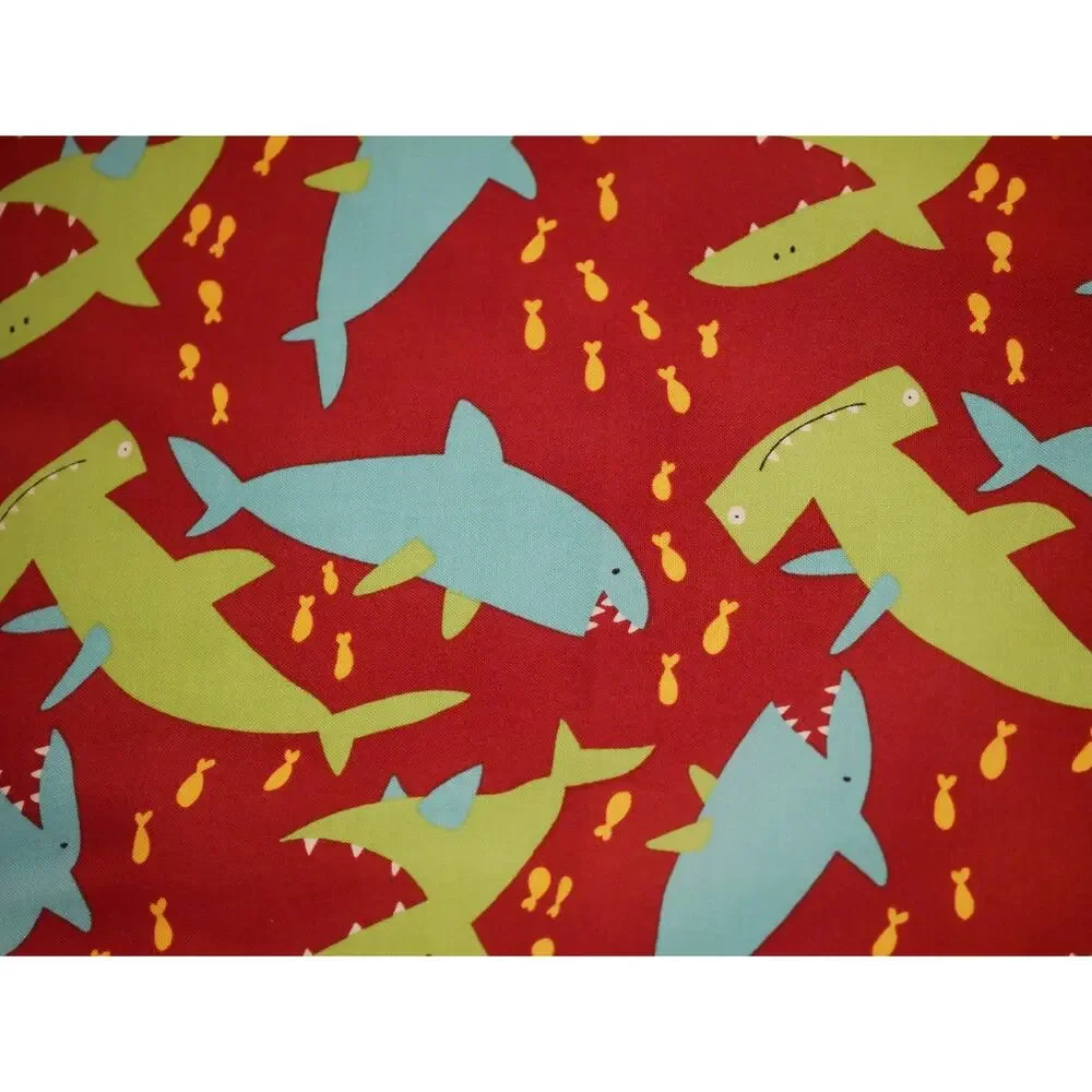 Shark Tank! Single Standard Pillowcase made of 100% Designer Quilting Cotton